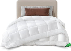 VOUNOT Duvet 155X200Cm, 4 Seasons Winter Duvet Set de 2 500GSM, constând din 2 plăpumi înnodate împreună Adaptable Duvet pentru vară și iarnă, Oeko-Tex Standard Plapumi si pilote Naty Shop 4 sezoane pătură set de 2 155X200Cm