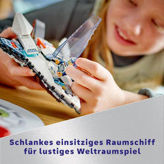 LEGO City Raumschiff, Weltraum-Spielzeug s raketoplánem pro děti v Baen, Jungen und Mädchen ab 6 Jahren, Set s astronautem-figurka 60430