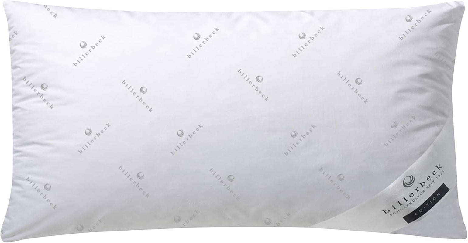 Pernă din fibre Billerbeck E21 King - 40 X 40 Cm - Pernă - Suport moale - Finisaj Aloe vera, alb Perne standard Naty Shop 40 X 15 Cm