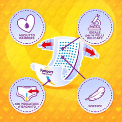 Pleny Pampers Progressi & Fit Prime Midi, krátký formát, 162 plen, velikost 3 (4-9 kg), online členství v posilovně na 1 měsíc jako dárek