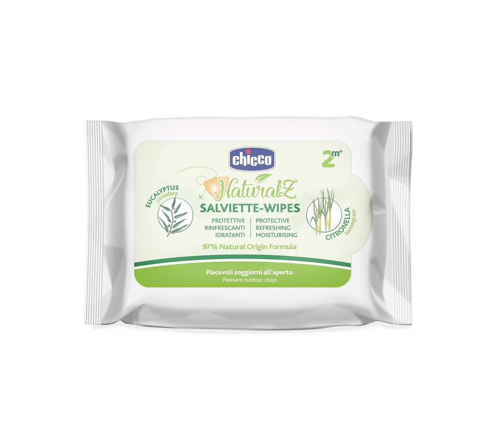 CHICCO Naturalz čistící ubrousky, 20 kusů Baby Wet Wipes Naty Shop