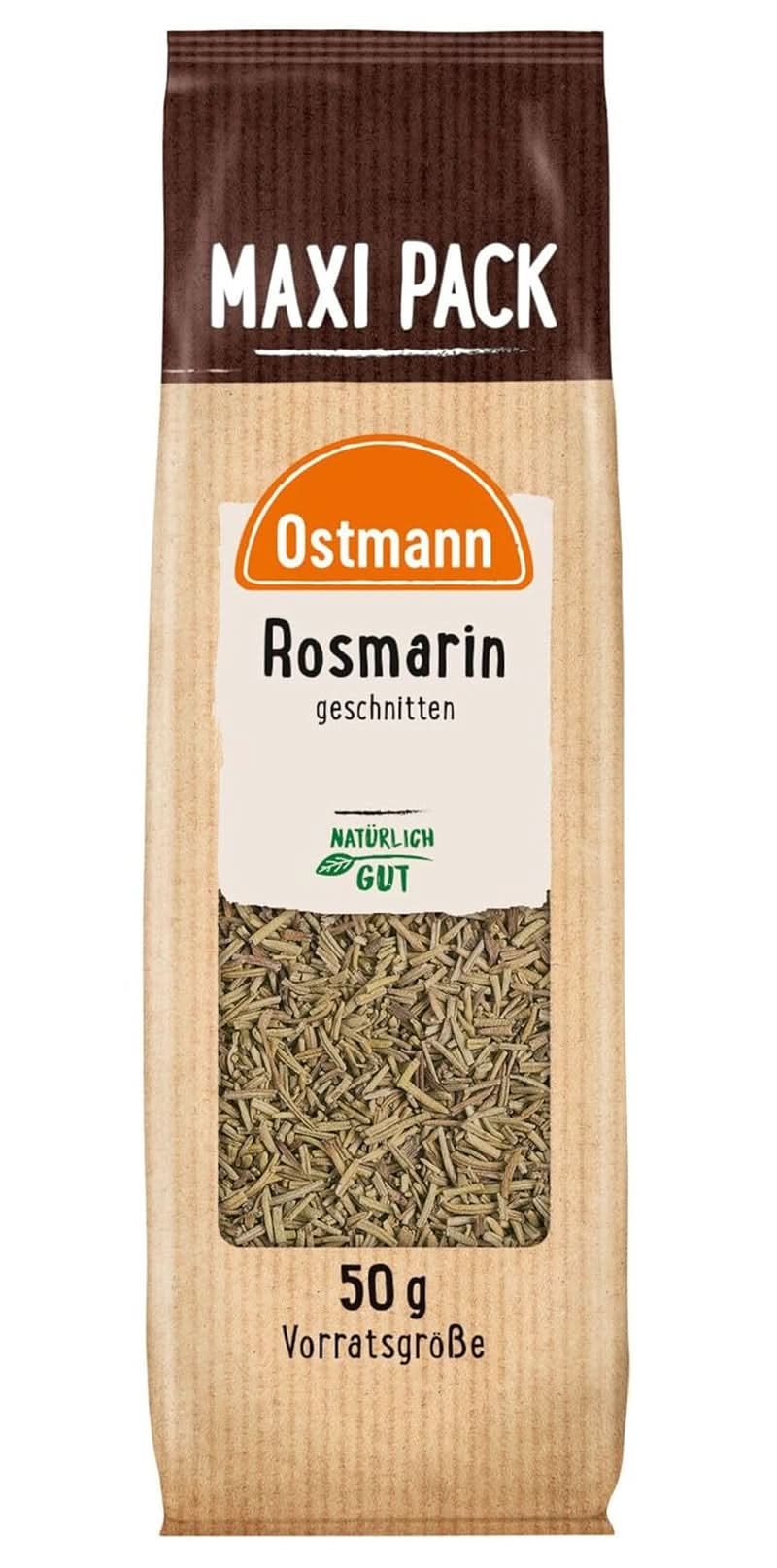 Ostmann, nasekaný rozmarýn, 50 gramů Condimente Naty Shop