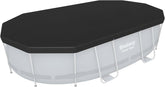 Plachta Bestway PVC 427 x 250 cm, černá, oválná