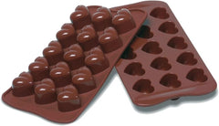 Silikomart 194690, Čokoládové pralinky, Srdce, 15 modelů Kitchen Naty Shop Hearts