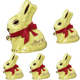 GOLD BUNNY Golden Chocolate Glamour Edition | 100g ZLATÝ ZAJÍČEK | Velikonoční zajíček prémiová mléčná čokoláda | Velikonoční čokoláda | Čokoládový dárek | Čokoládový zajíček | Velikonoční zajíček