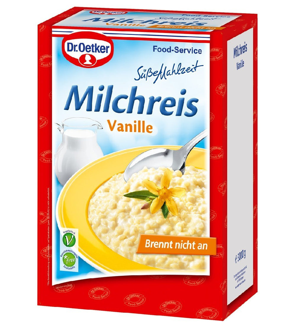 Oetker Professional, vanilkový rýžový nákyp, rýžový nákyp v 3 kg balení, 1-39-208480
