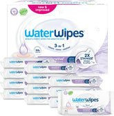 WaterWipes Sensitive+ zklidňující čisté vlhčené ubrousky, počet 720 (12 balení), 3 v 1 čištění, péče a zklidnění, 99 % voda s rostlinným extraktem, dětské vlhčené ubrousky bez parfemace