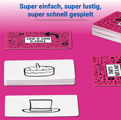 Ravensburger – 20954 To není klobouk – společenská hra, karetní hra pro 3–8 hráčů, zábavná zábava pro děti od 8 let – dárky k narozeninám