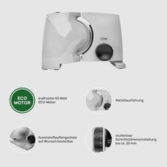 Ritter Nova 1 univerzální elektrický kráječ Rasnite a Slicers Naty Shop