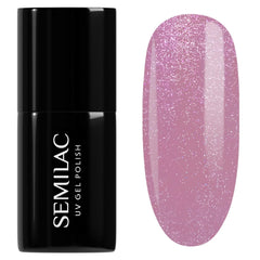 UV lak na nehty Semilac Hybrid 319 Shimmer Dust Pink 7ml
