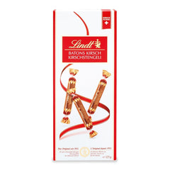 Lindt s třešňovým likérem, čokoládový dárek s alkoholem Naty Shop 125 gramů Višňový likér