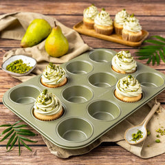 Zenker Muffinform Für 12 Stück – Ressourcenschonende Und Klimaneutrale Backform Für Muffins Und Cupcakes – 12Er Muffinblech Mit Veganer Antihaftbeschichtung Formy a plechy na pečení Naty Shop