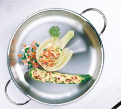 WMF Profi servírovací/pečící pánev 28 cm indukce, nerezová pánev Cromargan, nezakryté hrnce a pánve Naty Shop