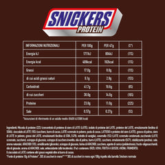 Čokoládové proteinové tyčinky Snickers – bohatá chuť s karamelovými lískovými oříšky a nugátem, hromadné balení 18x47g