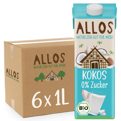 Allos Mandeldrink Mandel Natur Vegan Laktóza bez cukru 1L