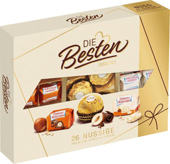 Ferrero The Best Nut Edition – Čokoládový dárek pro něj a pro ni se 3 prémiovými sortimenty