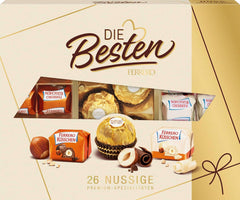 Ferrero The Best Nut Edition – Čokoládový dárek pro něj a pro ni se 3 prémiovými sortimenty
