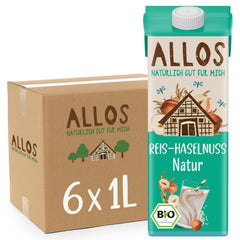 Allos Mandeldrink Mandel Natur Vegan Laktóza bez cukru 1L