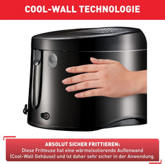 Fritéza Tefal Maxi Fry, technologie Cool Wall, 1,2 kg, nastavitelný termostat Spotřebiče Naty Shop
