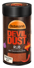 Ostmann Gewürze - Devil Dust | BBQ Rub Gewürzzubereitung | Scharfe Trockenmarinade für Grillfleisch | 140 g ve Streueru