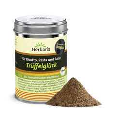 Herbaria Trüffelglück bio 110g M-Dose - Fertiges Bio-Pilz- & Trufflegewürz für intensiv-köstliche Gerichte - mit erlesenen Ingredience - in nachhaltiger Aromaschutz-Dose