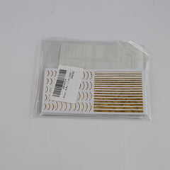 12 foi cu laser sclipici linii autocolante unghii autoadezive autocolante holografice dungi bronz autocolante unghii linie franceză arcuri curbe linii ondulate autocolante unghii accesorii Nail Art