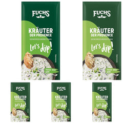 Fuchs Gewürze - Pojďme se máčet! Kräuter der Provence Gewürzzubereitung, Gewürz für Kräuterquarkdip, 7,5 g v sáčku