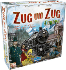 Asmodee, Ticket to Ride: Europe, Days of Wonder, Základní hra, Rodinná hra, Stolní hra, 2–5 hráčů, Věk 8+, 30–60 minut, Němčina