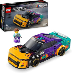 LEGO Speed Champions NASCAR Chevrolet Camaro ZL1 nové generace autíčko; Sada na stavbu a hraní závodního auta; Dárek pro chlapce a dívky starší 9 let 76935 Stavebnice Besuche den LEGO-Store Výchozí název