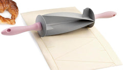 RODILLO CORTADOR DE Croissant, plast, šedá/růžová, 18 x 18 x 10 cm