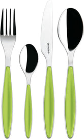 Guzzini - Feeling, sada příborů 24 kusů - Apple green Kitchen Naty Shop