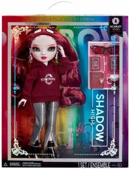 Rainbow High Shadow High Seria 3 - Scarlett Rose - Păpușă la modă maro-castaniu - Ținută la modă și peste 10 accesorii de joacă colorate - Ideală pentru copii cu vârste între 4 și 12 ani și colecționari