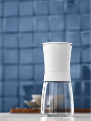 WMF Trend mlýnek na sůl nebo pepř 14 cm, bez náplně, keramický mlýnek, plastový, skleněný, bílý Mlýnky a kráječe Naty Shop