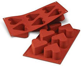 Silikomart 20.036.00.0060 SF 036, Kitchen Heart Naty Shop L (65 x 40 mm. Objem: 6 x 130ml) 6 x Hearts