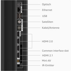 Televizor inteligent 4K UHD din seria Fire TV 4 | Ecran de 43 de inci și Fire TV Soundbar Plus | Sunet pe 3.1 canale, design all-in-one, Dolby Atmos, DTS:X, ideal și pentru dialog | 2024