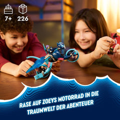 LEGO Dreamzzz Zoey's Cat Motorcycle 2 v 1 dárek pro 7 a více let starý model zvířat Stavebnice Hračka Motocykl Fantasy hrací sada pro chlapce a dívky 71479 Stavebnice Beuche den LEGO-Store