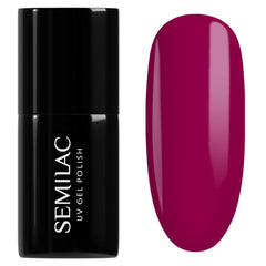 Oja UV Semilac Hybrid 436 Powerful Burgundy 7ml Colecția Even Better Together