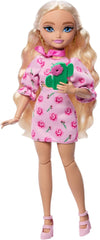 Set Barbie Dream Besties Festival Looks, cu păpușă Barbie Malibu cu păr lung și blond pentru coafare și peste 10 haine și accesorii detașabile, JGH87