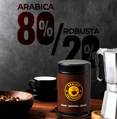 Ormado Coffee House Ediție Barista, Boabe de cafea Kenya patentate – Amestec Arabica și Robusta, Boabe de cafea întregi pentru aparate de cafea complet automate, Boabe prăjite, Cafea corpolentă 250g, Complet automată