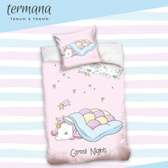 Lenjerie de pat, Unicorn, Termana, pentru adolescenti Lenjerie de pat - copii Naty Shop