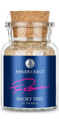 Ankerkraut Smoky Fries od Tima Raue, Mischung würzender Ingredient für Pommes Frites, Gourmet Pommes mit Rauch-Aroma, 145 g v Korkenglas