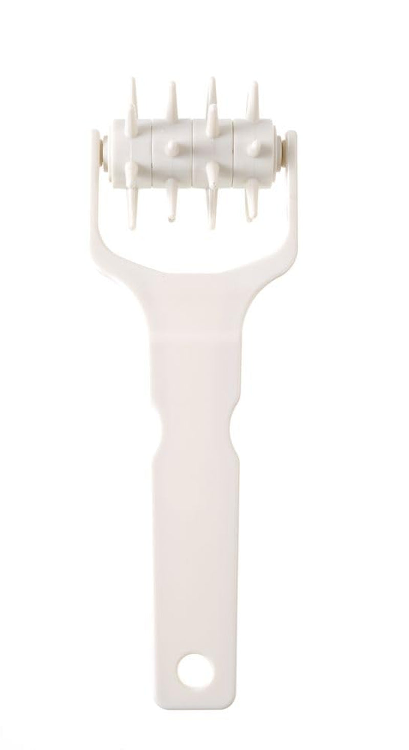 HENDI Stipproller, Stippwalzse, Teigigel, Teig Gitterschneider, für saftige Kuchen- und Gebäckböden sowie Pizzateig, 77x210mm, Polypropylen