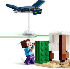 LEGO Minecraft Steve's Desert Expedition, sada videoher pro chlapce a dívky, biom se Stevem, domeček, figurky a hračka Camel, dárek pro hráče pro děti od 6 let 21251 Stavebnice Besuche den LEGO-Store