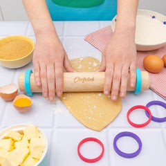 Teigrolle s nastavitelnými kroužky