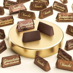 Venchi Gianduiotti Extra Black 1 kg - Piemontská čokoláda se 75 procenty kakaa a pasty z lískových oříšků CHZO Vegan bez lepku