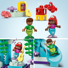 LEGO DUPLO | Kouzelný podvodní palác Disney Ariel, vzdělávací hračka pro mořskou pannu Ariel, podvodní hrad pro děti od 2 let 10435 Stavebnice Besuche den LEGO-Store
