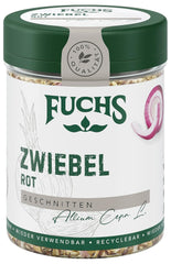 Fuchs Gewürze - Zwiebel rot geschnitten - Gewürz für Pürees, Salát oder Brotaufstriche - přírodní ingredience - 40 g v wiederverwendbarer, recyclebarer Dávka