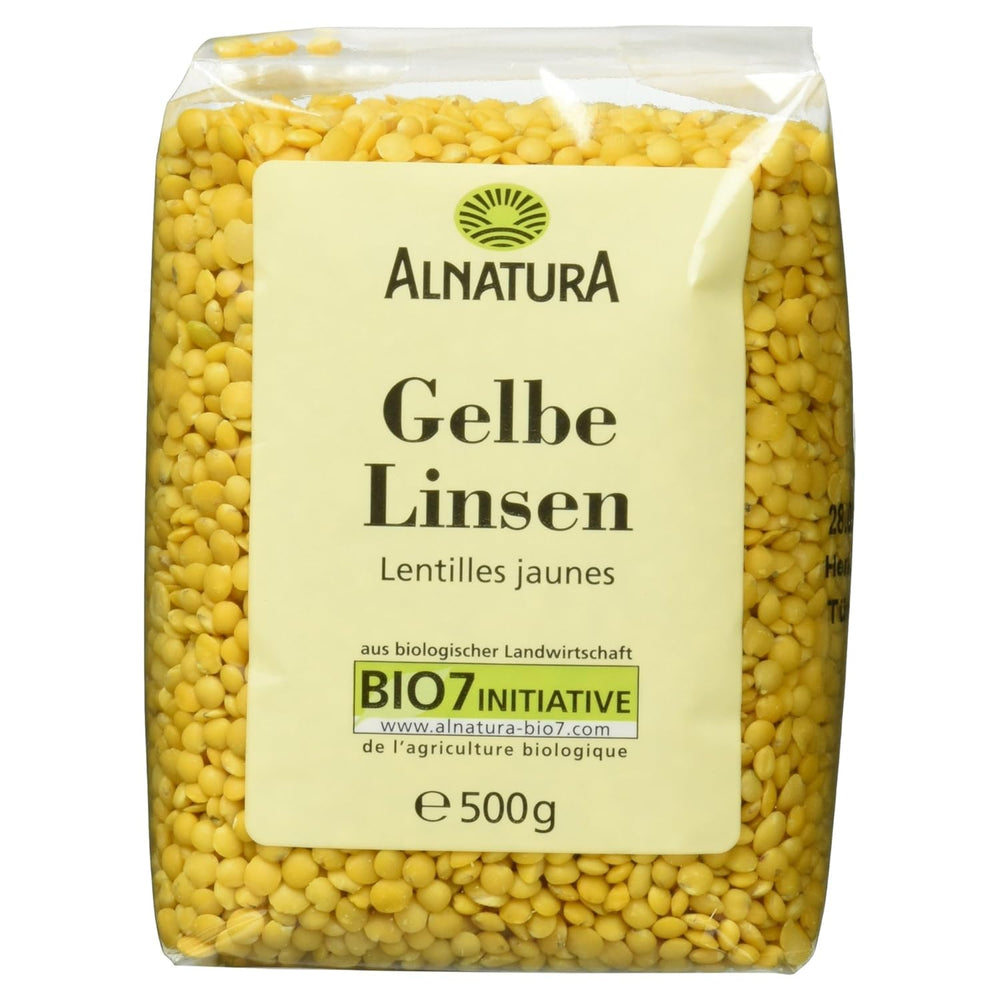 Bio žlutá čočka, 500g