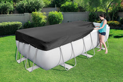 Plachta Bestway PVC 396 x 185 cm, černá, obdélníková