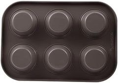 BERGNER BAKING LOVERS - Set Von 2 X 6 Cup Muffinformen - Kohlenstoffstahl Mit Ilag Essential, PFOA Frei, Leicht Zu Reinigen Formy a plechy na pečení Naty Shop